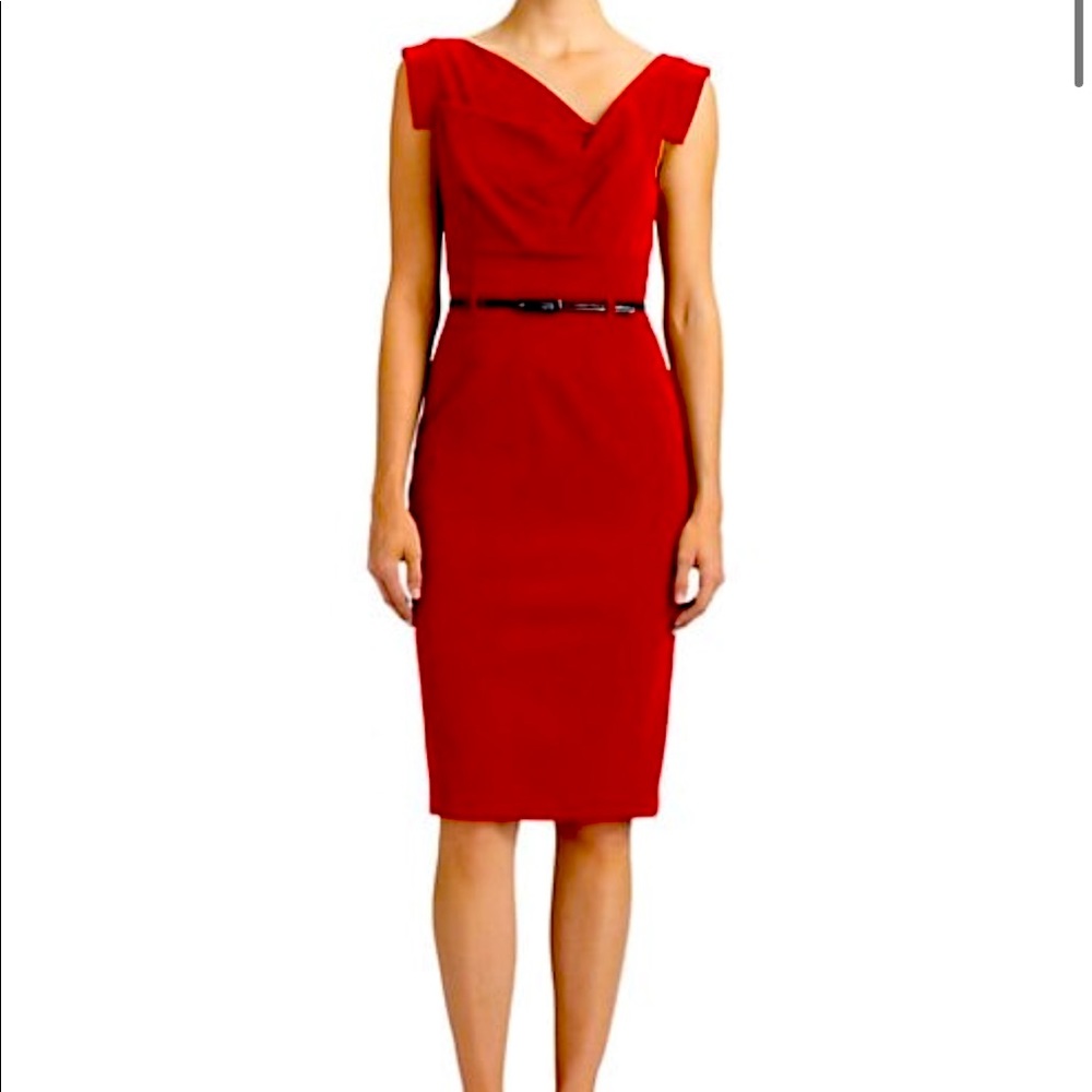 Black Halo Red dress size 4